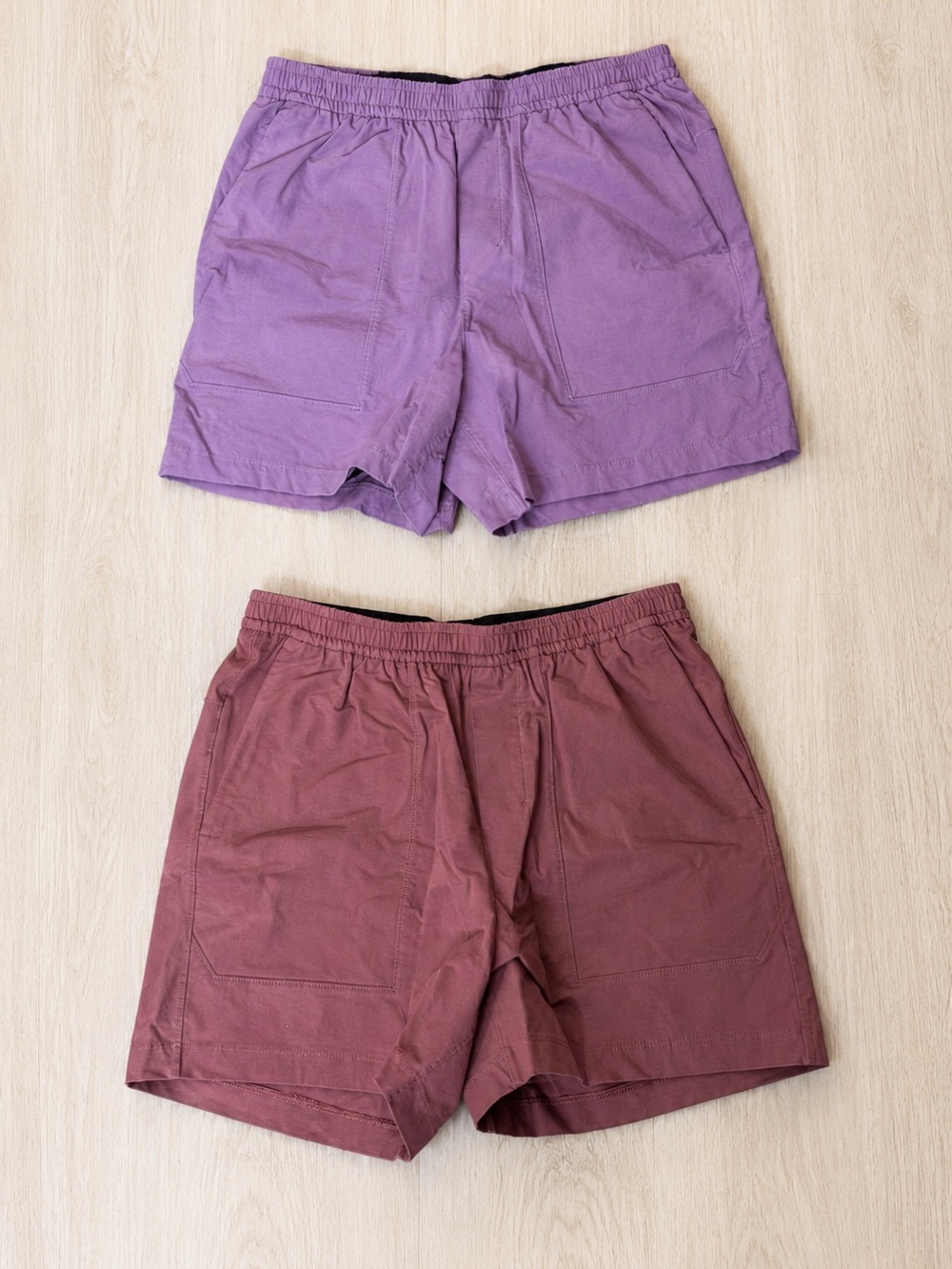Lululemon Bowline Short 5” Stretch Cotton Autumn Fall Colors Medium Bundle Set